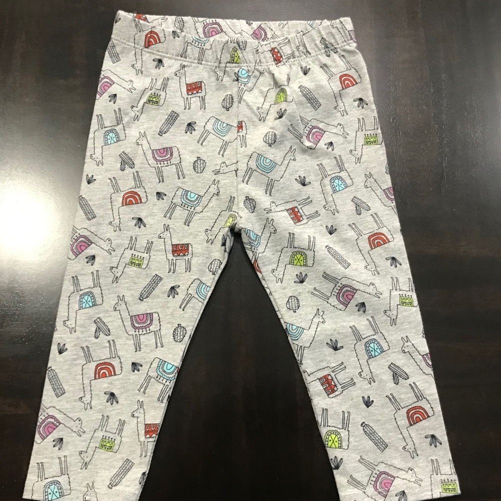 Baby GAP Llama Print Leggings in Stretch Jersey